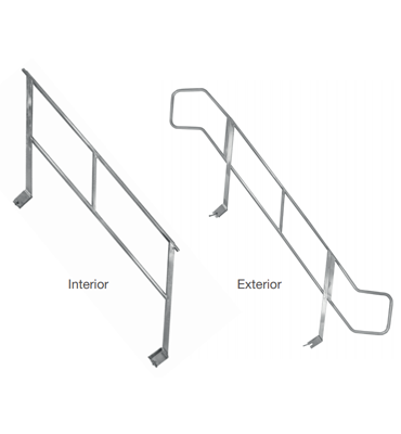 Aluminium Z Ladder Guardrail